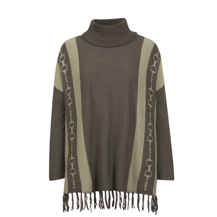 Womens hot sale turtleneck poncho